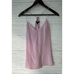 J. Crew Light Pink Spaghetti Strap Racerback Tank Top Size 00